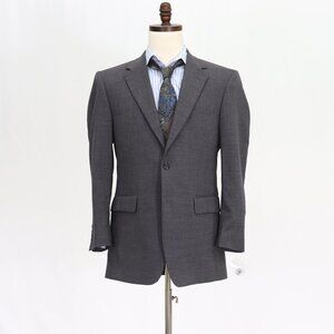 Jos. A. Bank 39R Gray Solid 2-Button Sport Coat Blazer Jacket O315